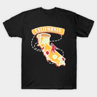 Pizza Lover In California T-Shirt